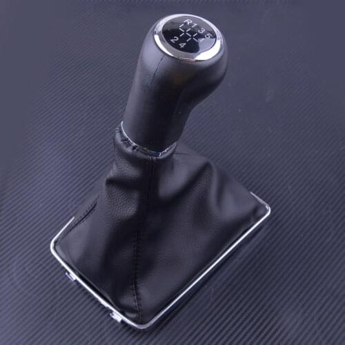 5 Speed PU Leather Gear Shift Knob Gaiter Boot Black Fit for Opel Astra GTC Coupe AS A-H/C Corsa 2005 2006 2007 2008 2009 2010