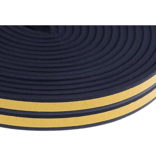 10M Draught Excluder Self Adhesive Rubber Door Window Seal Strip Roll Foam