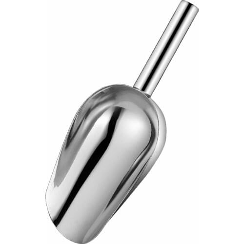 Ice Scoop Stainless Steel Food Flour Candy Scoop Bar Ice Scooper for Freezer Multifunctional Small Scoops Utility Scoops