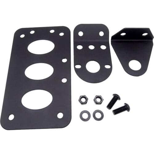 1 Set Universal Registration Plate for Harley Bobber Chopper Holder Motorcycle Side Mount License Bracket License Bracket Plate