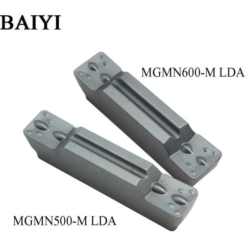 10pcs MGMN500 MGMN600 M LDA cutting turning tools grooving blade CNC carbide insert Processing stainless steel