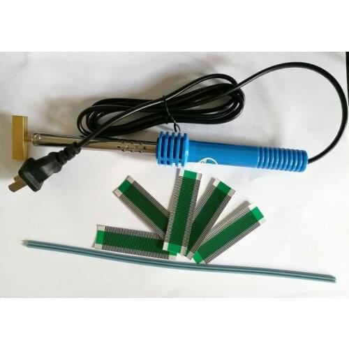 5pcs For Saab 9-5 Air Conditioning Pixel fix Ribbon Cable with 1pc Soldering Iron T-Tip Rubber Strip Cable