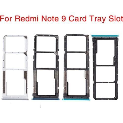 5pcs/lot SIM Card Holder Slot Tray Container Replacement Parts For Redmi Note 9