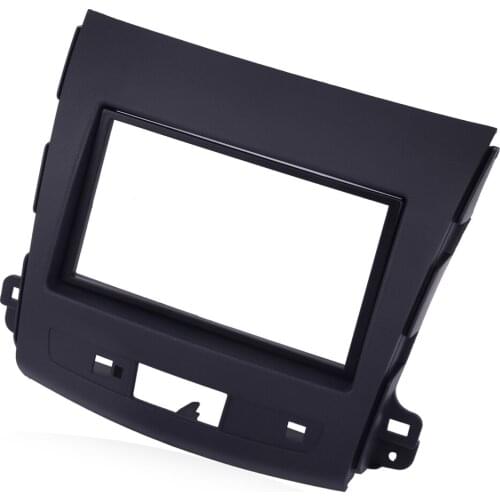 Car 173 x 98 mm 2Din Radio Stereo Fascia Frame Mounting Surround Kit fit for Mitsubishi Outlander 2007-2012
