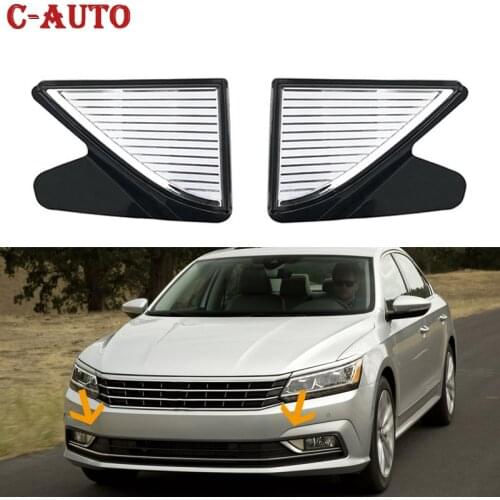 Car Auto Left Right Front Bumper Lower Reflector Reflective For VW Passat B8 2016 2017 2018 56D941777A 56D941778A car-styling