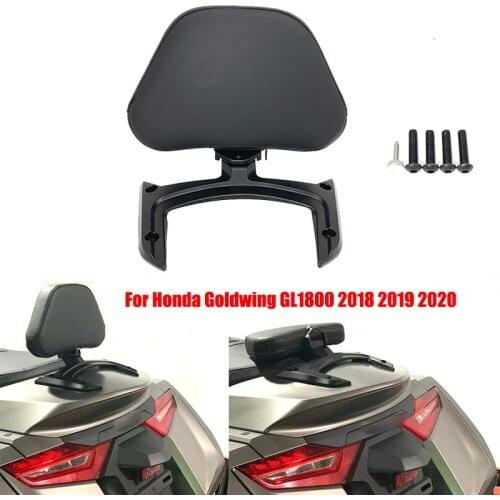For Honda Gold Wing 1800 GL1800 GL 1800 2018 -2020 Rear Backrest Passenger Seat Cushion Back Rest Pad adjustable can fold down