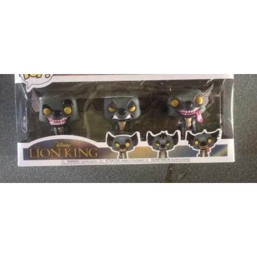 Funko POP LION KING Animation Figure Model Toys BANZAI SHENZI & ED #3 for Children Gift