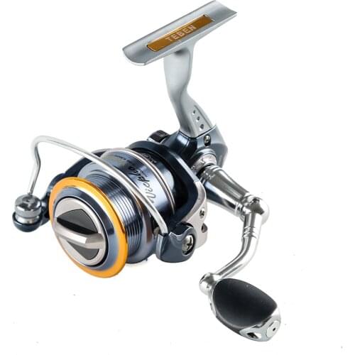 Surf Casting Fishing Reel Spinning Fishing Reel 8+1BB Gear Ratio 5.1:1 Aluminium Handle Carp Steering Wheel Spinning Reel