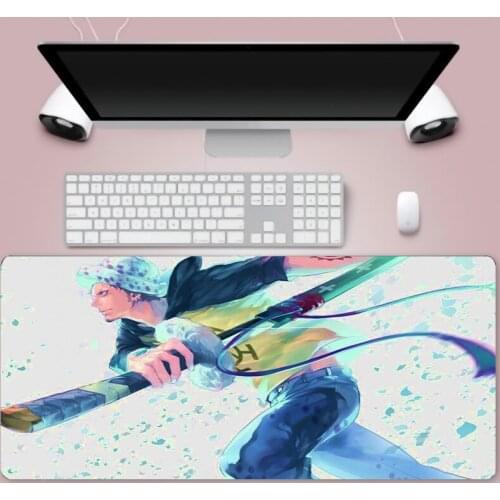 Mouse pad keyboard anime one piece king large table mat anime comics personalized picture custom computer rubber diy own carpet