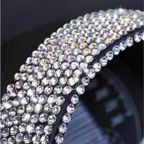 1 Set Crystal Diamond Rhinestone Car/Mobile/PC Decor Decal Styling Accessories Art Self Adhesive Scrapbooking Sticker Decor