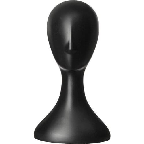 The New Female Plastic Abstract Mannequin Manikin Head Model Wig Hair Display Stand White Black Mannequin Head Display Stand