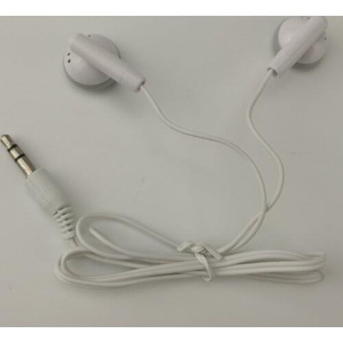 One Time Use Cheapest Short Earphone 3.5mm Stereo In -Ear Earbuds for Apple IPod/iPhone/Mp3 MP4 Player Smartphone 2000pcs/lot