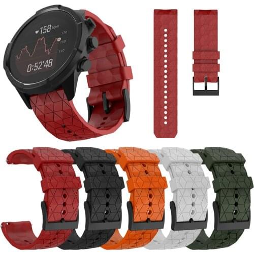NEW Wrist Strap for SUUNTO 9/ Baro Smart Watch Fashion Contracted Style Watch Band Silicone Replacement WristStrap In stock 8