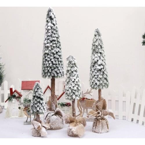 Christmas tree white PE simulation cedar Artificial Fake Plant Artificial Flower Branch Christmas Party Decoration DIY Gift