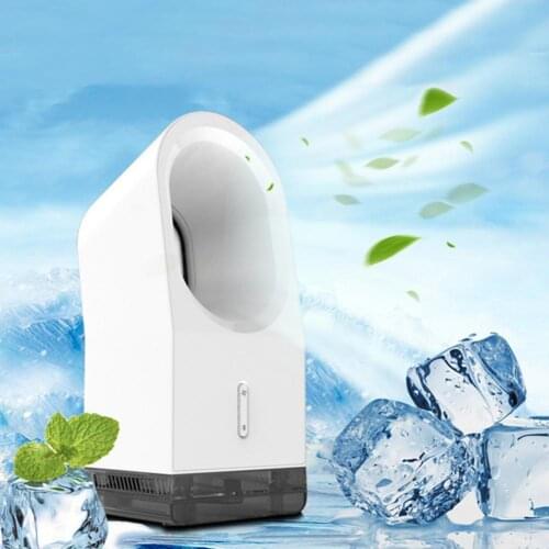 Handheld Fan Fashion Portable Simple Mini Cooling Fan Bladeless Desktop Fan for Household