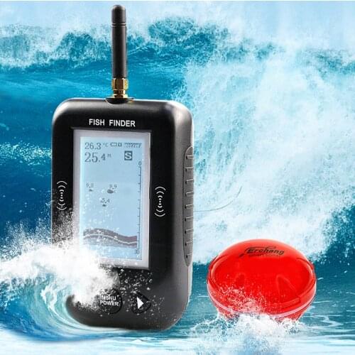 Russian menu! Erchang F3 Fish Finder Wireless Sonar For Fishing Echo Sounder Fish Finder