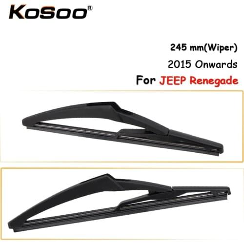 KOSOO Auto Rear Car Wiper Blade For JEEP Renegade,245mm 2015 Onwards Rear Windshield Wiper Blades Arm,Car Accessories Styling