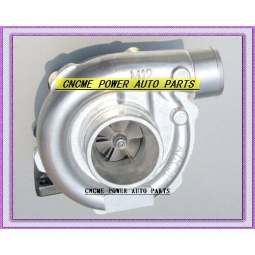 TURBO T3T4 T3 T4 T3/T4 TO4E 5 bolt A/R .63 comp A/R .50 without wastegate water cooled Turbocharger For Universal Cars 170-155kW