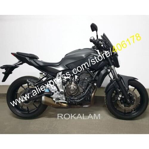Body Kit For Yamaha MT-07 2012 2016 2017 MT07 12 16 17 Grey Black Aftermarket Motorcycle Fairing (Injection molding)