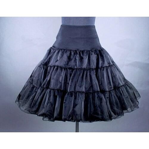 26" Women Tutu Petticoat Rockabilly Tutus Retro Underskirt Swing Vintage Petticoat Fancy Net Skirt Dance Skirt By Fedex