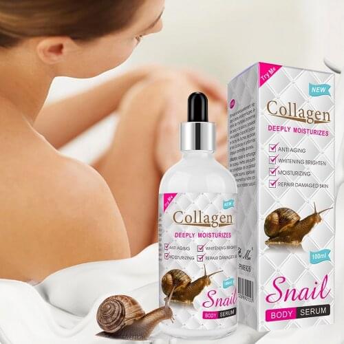 100ml*4pcs Snail collagen body serum skin moisturizing liquid skin care products beauty products skin care products