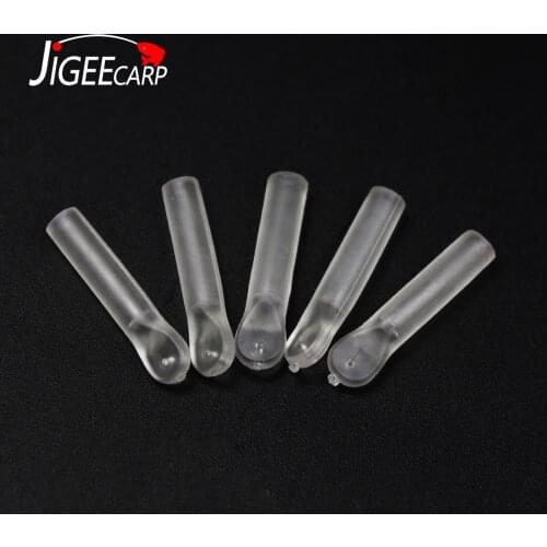 JIGEECARP 12PCS Carp Fishing Silicone Quick Change Waggler Float Adaptors Clear Carp Match Floats Fishing Terminal Accessories
