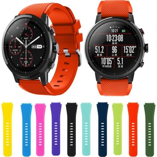 22 20mm Silicone Band for Galaxy Watch 46mm 42mm Sports Strap for Samsung Gear S3 Frontier/Classic Huawei Watch GT2 GT 2 42 46mm