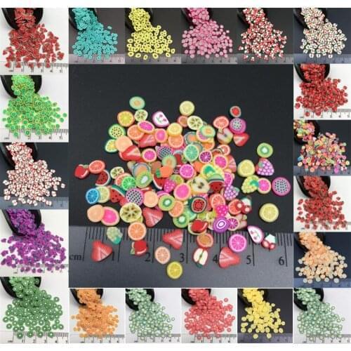 500g wholesale Fruit Polymer Clay Sprinkle For Kids Diy,Soft Clay For Craft Clay/Nail Art/Scrapbook Decoration,Filler
