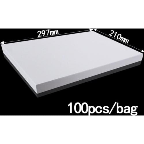 White A4 paper printing copy paper 100 sheets/packet manual drawing paper for office supplies light and durable paper