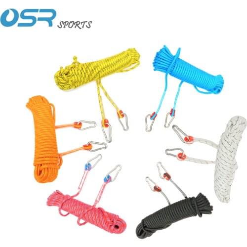 Free diving rope 8mm*20m high tenacity polyester material