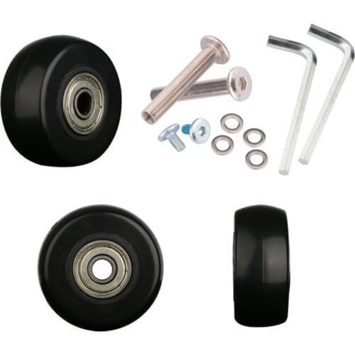 Luggage wheel boarding trolley case flight case pulley wheel mute wheel universal accessories 20 inch 28 inch