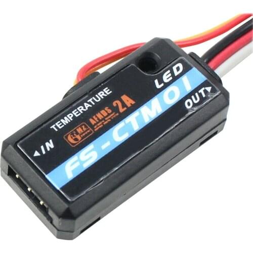 DC4.0-6.5V FlySky FS-CVT01 FS-CTM01 Temperature/Voltage Telemetry Data Collection Acquisition Module For Receiver iA4B iA10 iA6B
