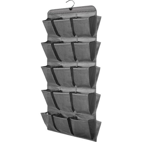 Double Sided Hanging Bag Large Pocket Multipurpose Space Saving Storage Bag for Living Room Bedroom TS1