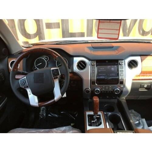 Tesla screen Android PX6 For Toyota Tundra 2007-2013 Car multimedia stereo Radio GPS Navigation voice control Built-in CARPLAY