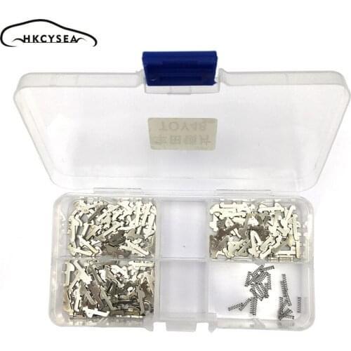 HKCYSEA Car Repair Accessories Brass TOY48 Car Lock Reed Plate For Toyota Camry Auto key Kit N01 NO2 NO3 Each 50PCS