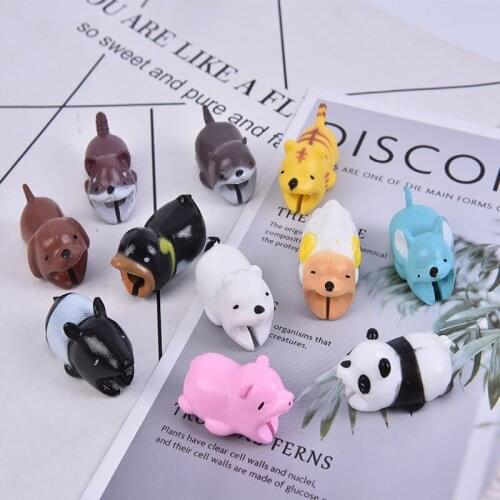 1pc Cute Animal Shape Cable Protector Anti Break Data Line Protect Phone Accessories