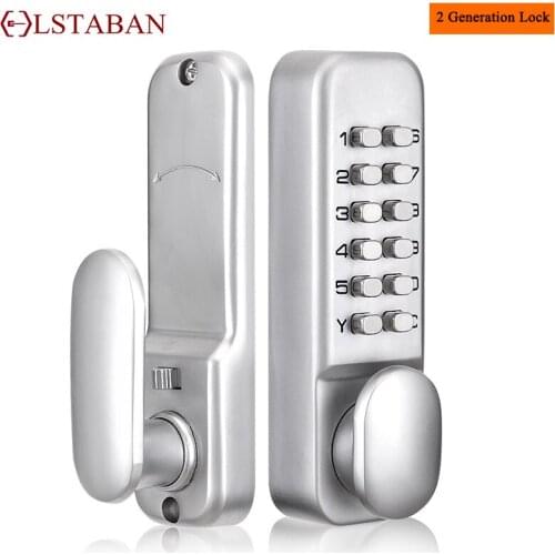 LSTABAN Zinc Alloy Digital Combination Mechanical Door Lock Battery-free Waterproof And Tamper-proof Keyless Security Code Lock