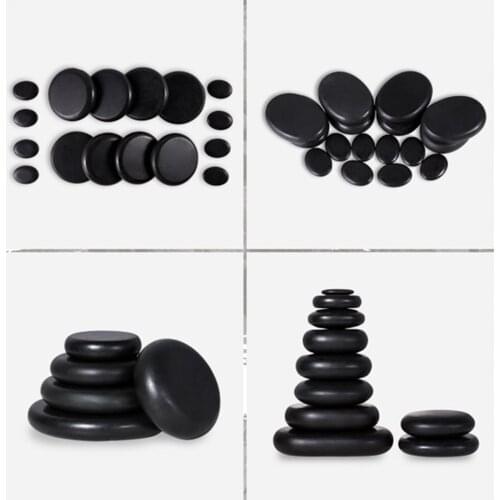 Hot Stone Massage Set Relieve Stress Back Pain Health Care Acupressure Basalt Stones for Healthcare Hot Spa Rock Stone