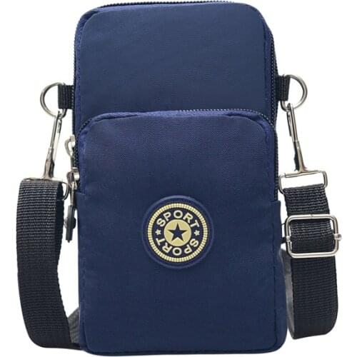 Multi-function Mobile Phone Bag Foreign Trade Wrist Bag Shoulder Messenger Bag Arm Bag New Sports Coin Purse Crossbody Bag