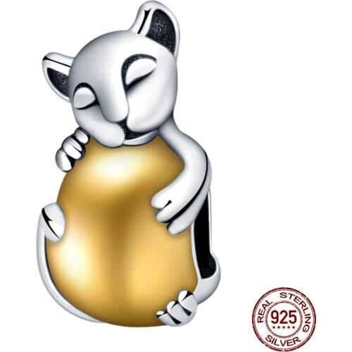 2020 Spring New 925 Sterling Silver Ninny Rabbit Series Charms Fit Original 3mmBracelet Bangle DIY Jewelry Making 2001