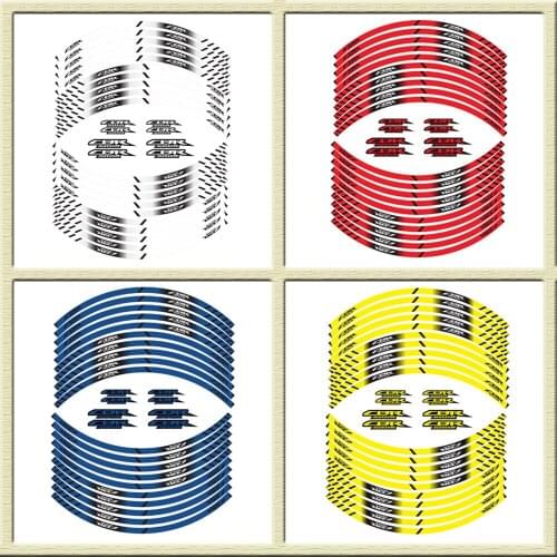 New Motorcycle Tire Reflective stickers inner wheel stripes decoration decals for HONDA CBR500R