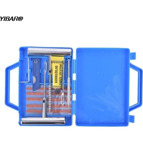 New Auto Tire Puncture Repair Kit Car Van Motorcycle Bike Tire Repair Tools Emergency Set Professional Portable New 2021