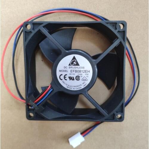 Original 8cm cooling fan EFB0812EH 12V 0.42A dual ball bearings 3wires