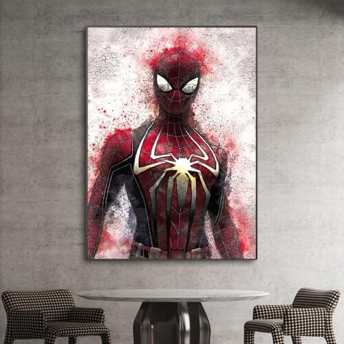 Anime Movie Superhero Canvas Painting Poster and Print Superhero Wall Art Picture for Living Room Home Decoration no frame