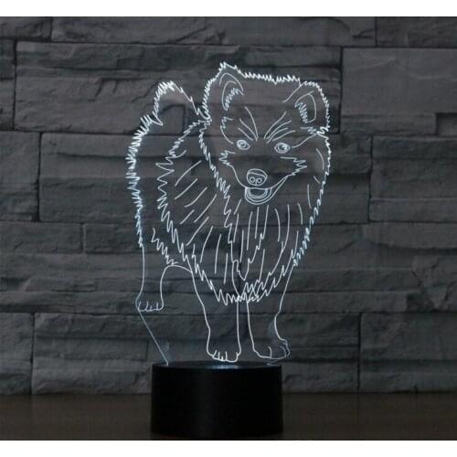 [Seven Neon]free Shipping Samo Acrylic 7Colors Desk Lamp 3D Lamp Novelty gift Led Night Light Millennium Falcon Light