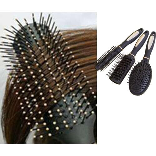 3 Pieces Hairbrush Detangling Brush Hair Comb Set for Long Thick Thin Hair