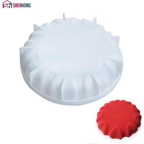 SHENHONG Special Flower Silicone Cake Mousse Mold 3D DIY Design Moule Baking Cookie Muffin Mould