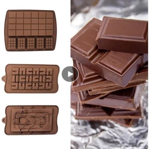 Silicone Chocolate Mould Easter Supplies Baking Mold Household Kitchen Fondant Patisserie DIY Mold Mode Decoration Bar Accessory