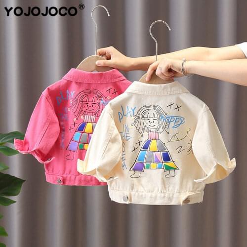 YOJOJOCO Denim Jackets For Girls
