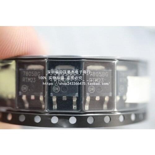 10 PÇS/LOTE NWE 7805BG MC7805BDTRKG PARA-252 5V 1A SMD Transistor